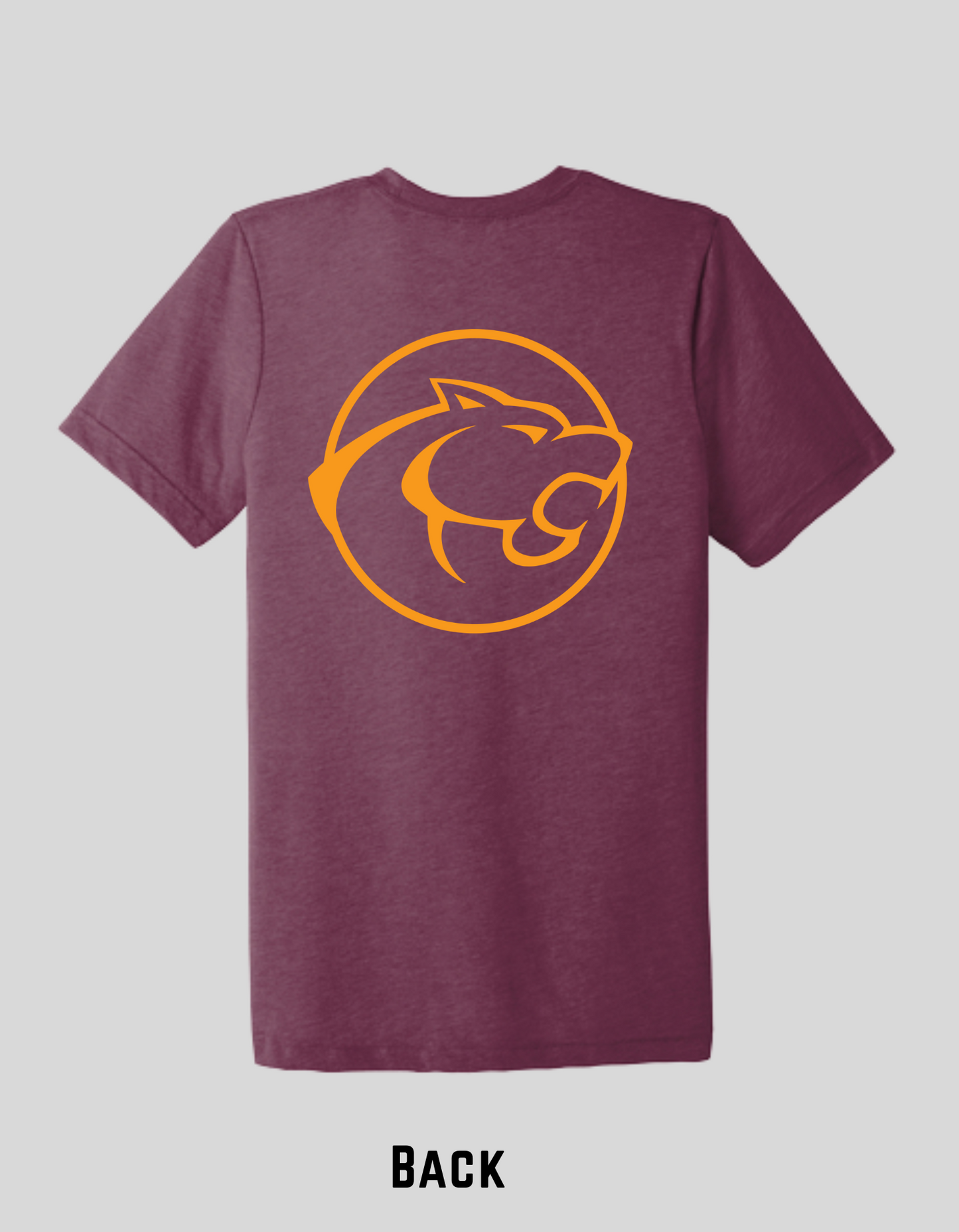 T-shirt Unisex Dad Triblend Bella & Canvas Short Sleeve Maroon
