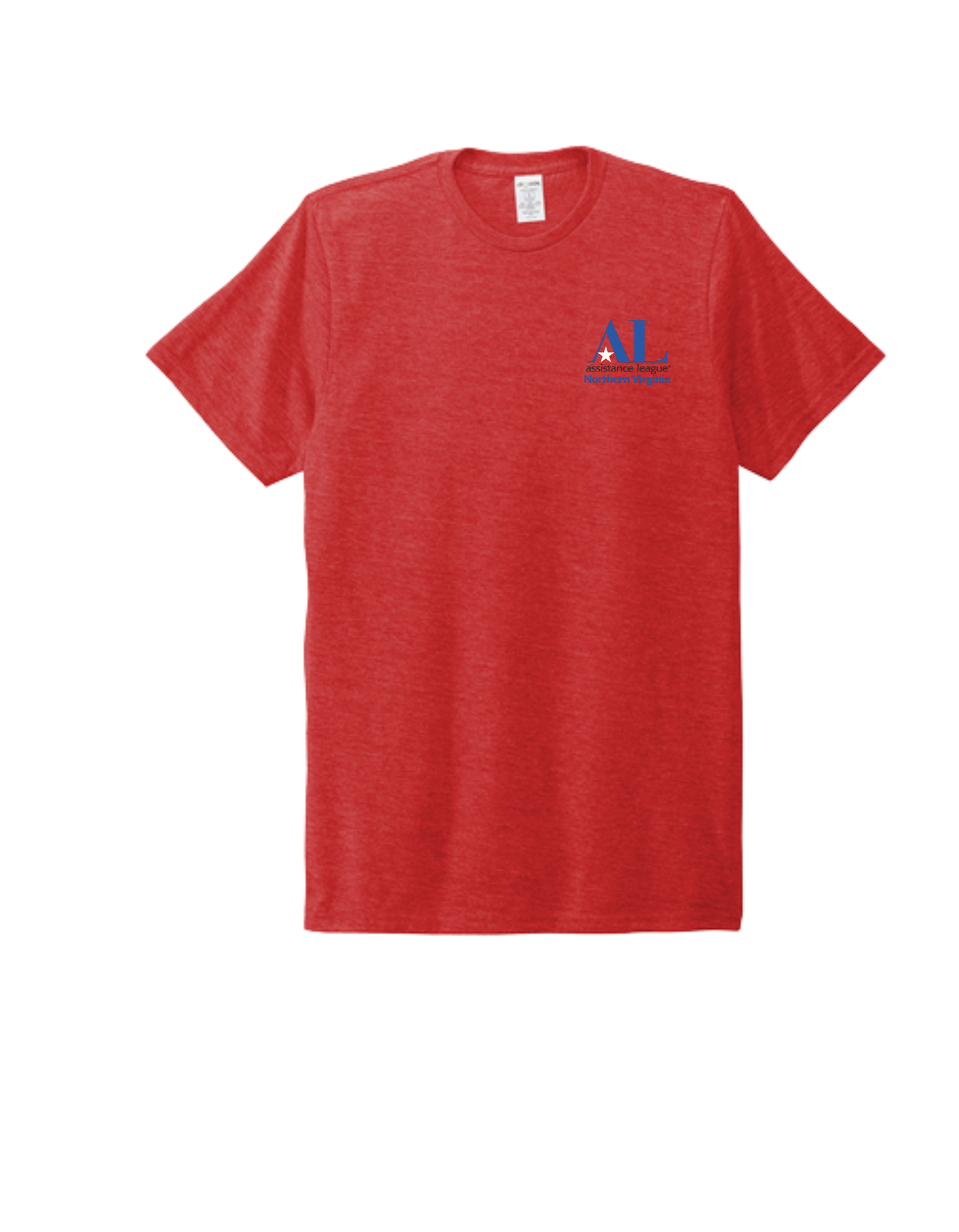 Red Frost Tri Blend T-Shirt, V-Neck & Crew Neck