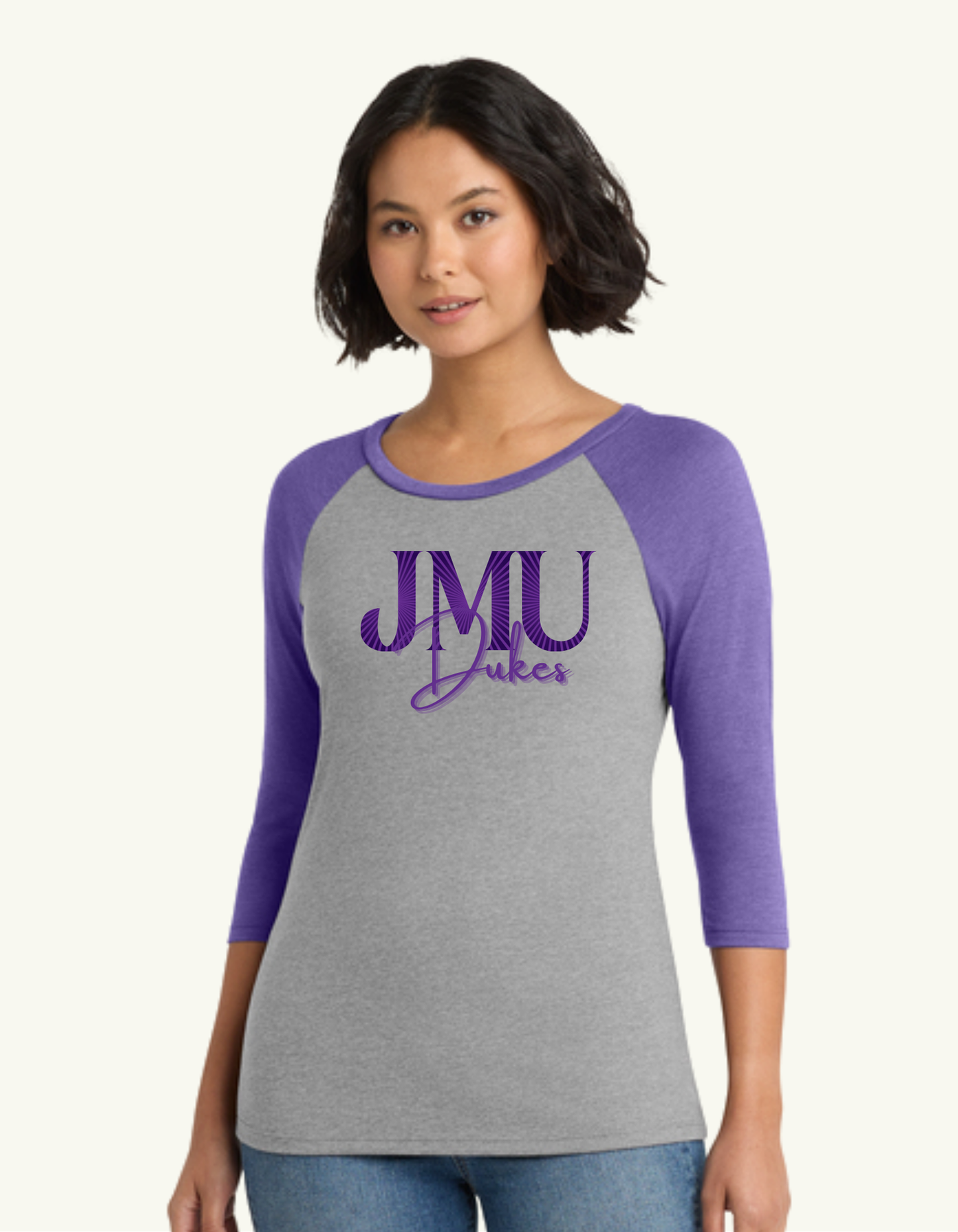 District ® Women’s Perfect Tri ® 3/4-Sleeve Raglan