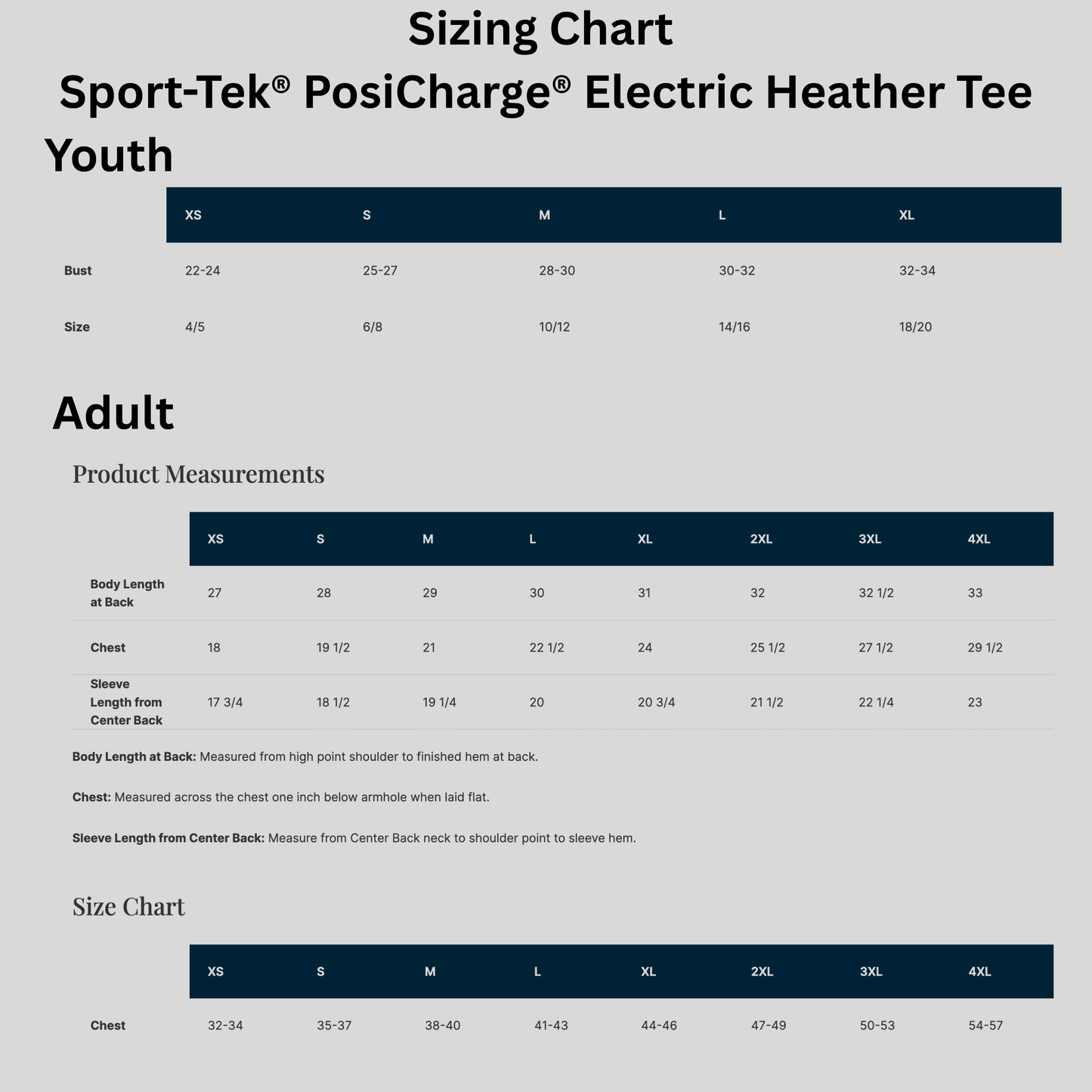 Sports Tek Electric Heather Tee