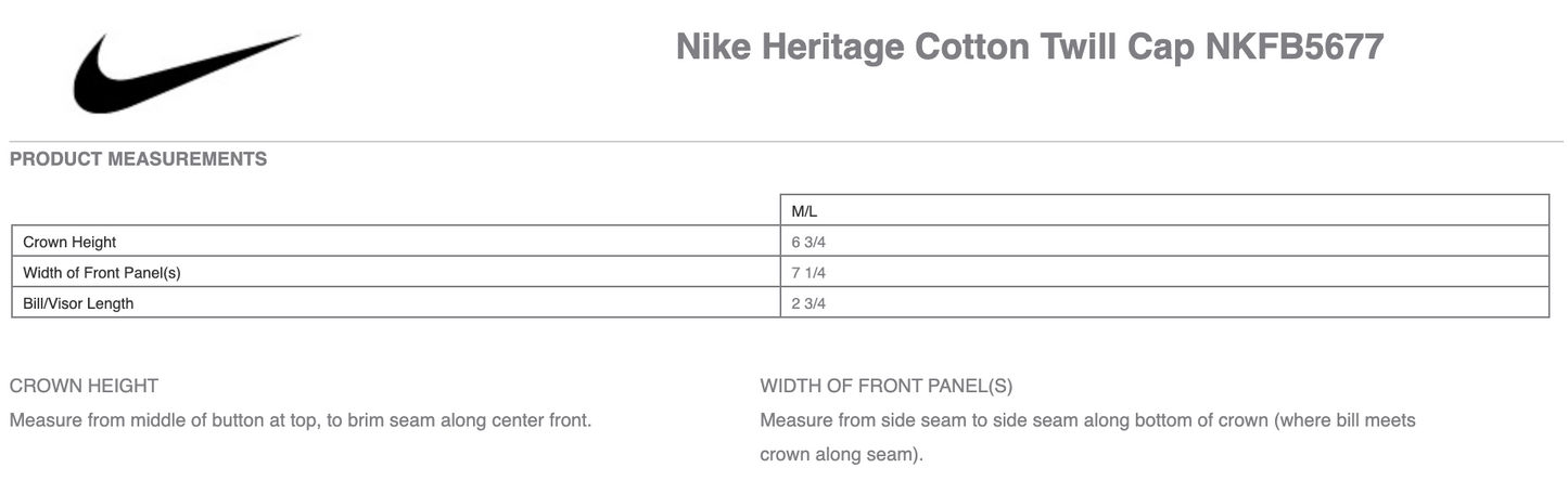 Nike Heritage Cotton Twill Hat