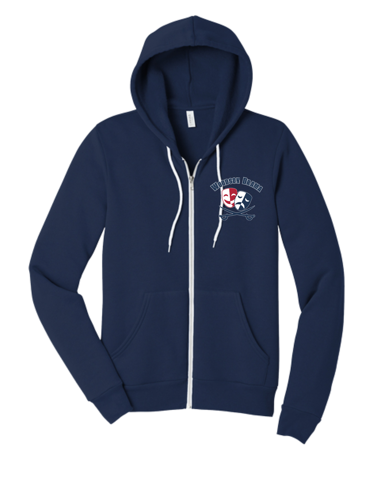 Full Zip Sweatshirt, Navy
