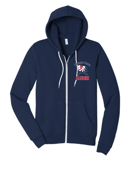 Full Zip Sweatshirt, Navy