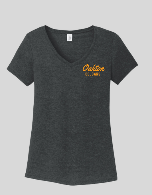 Women's V Neck-Tri-Blend