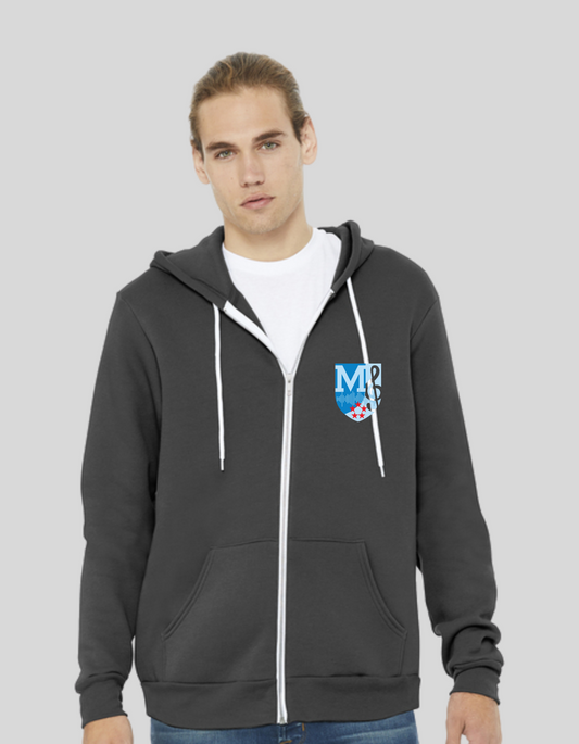Full Zip Sweatshirt, Asphalt