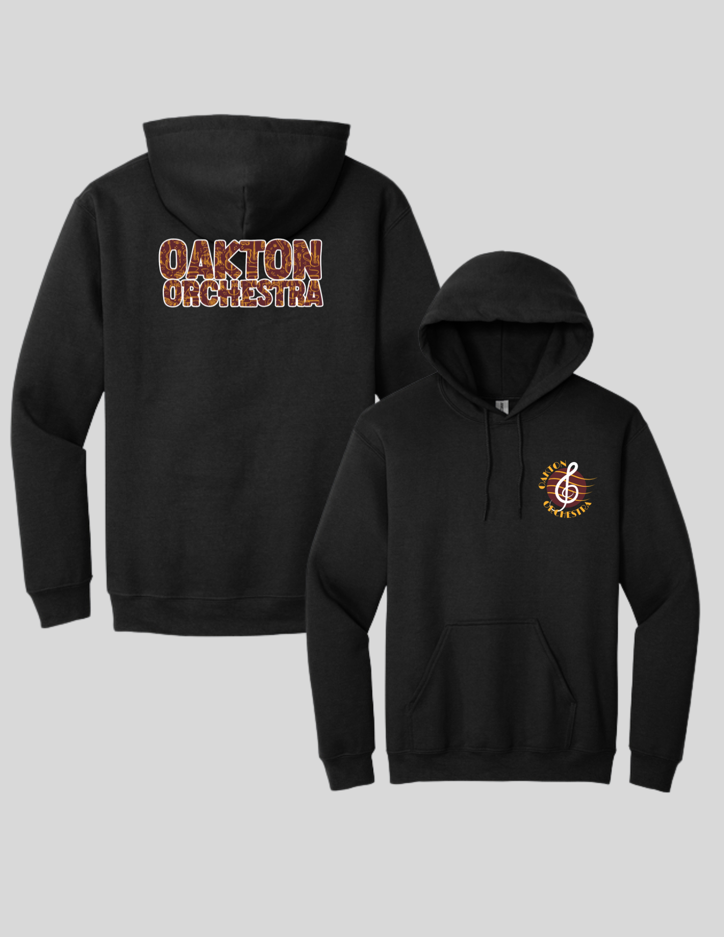 Hoodie, Gildan: Black