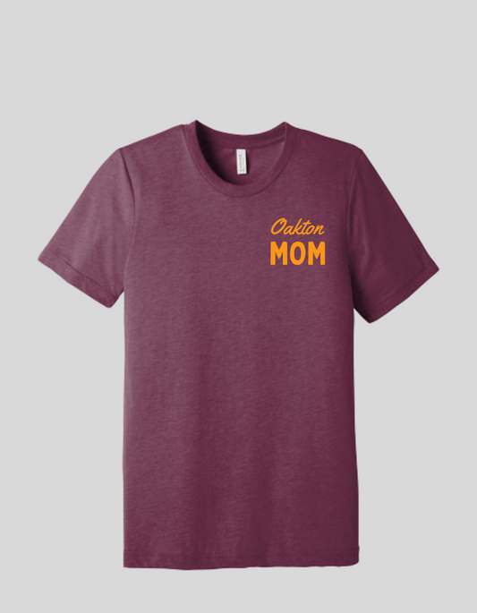T-shirt Unisex Mom Triblend  Bella & Canvas Short Sleeve Maroon
