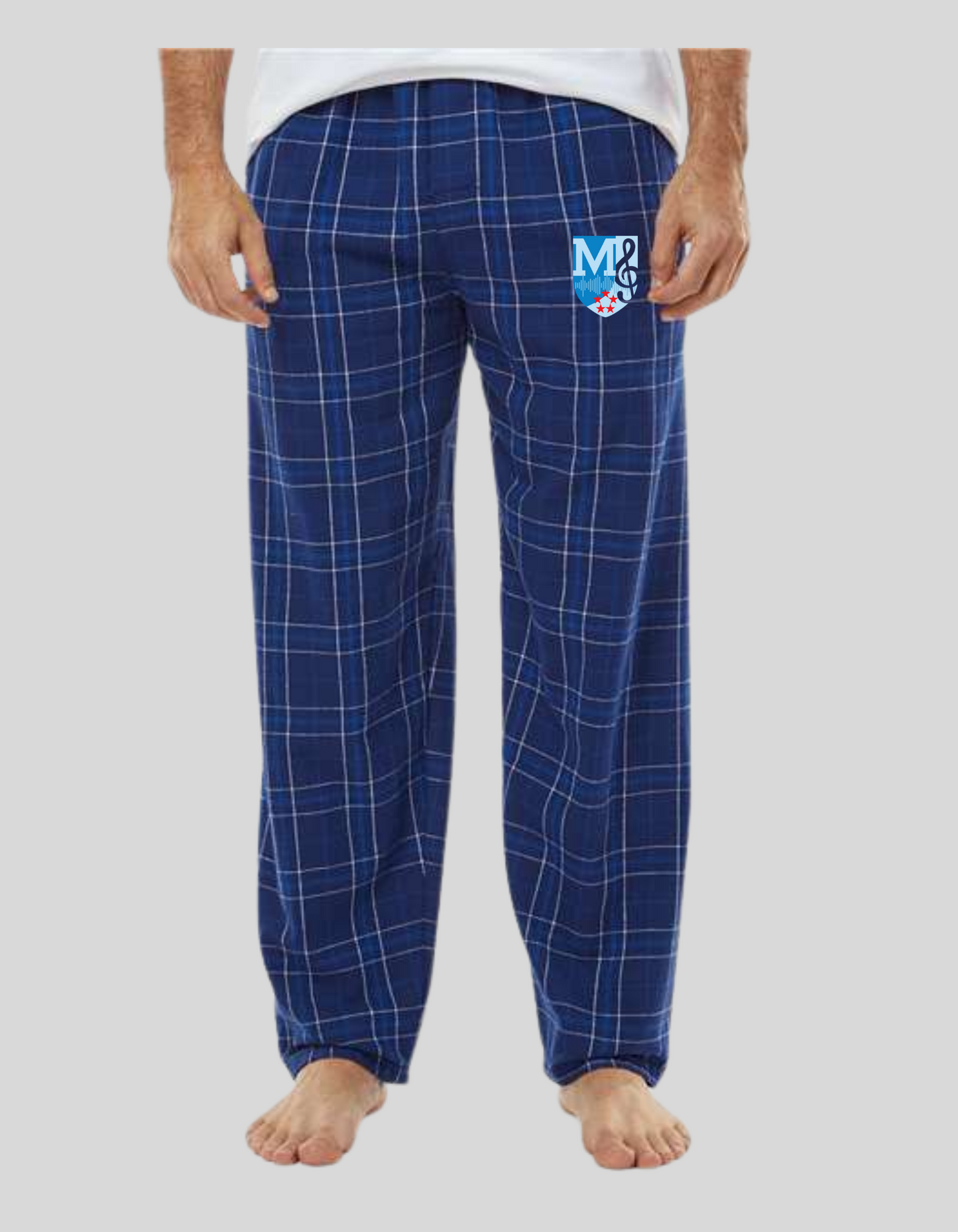 Flannel PJ's- Navy
