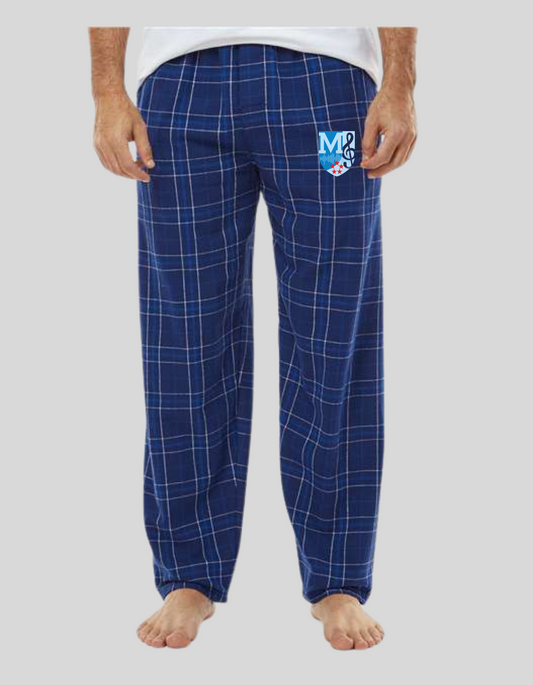 Flannel PJ's- Navy