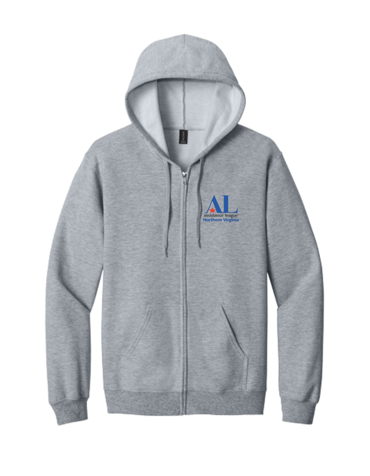Full Zip Sweatshirt, Grey