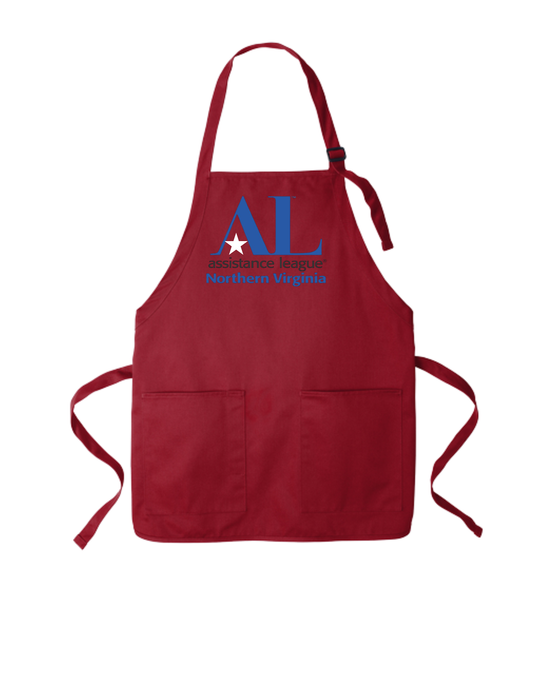 Apron, Red Mid Length