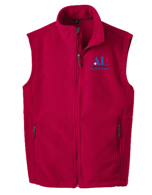 Fleece Value Vest, Red or Blue