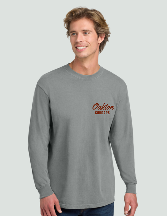 Long Sleeve Comfort Colors T-shirt - Granite