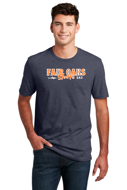 T-Shirt, Sharks Dad - Navy