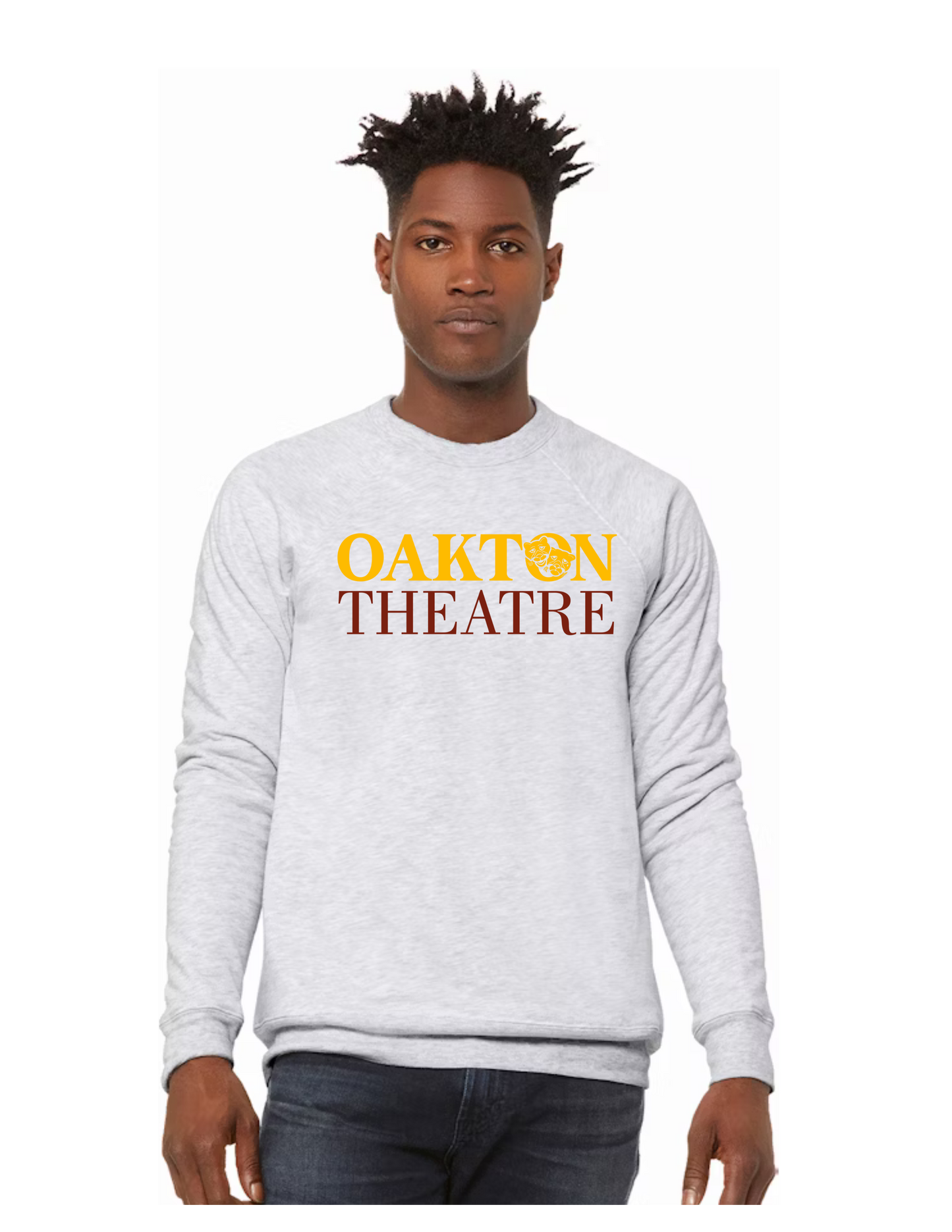Sweatshirt- Grey Crew-Neck,Theatre