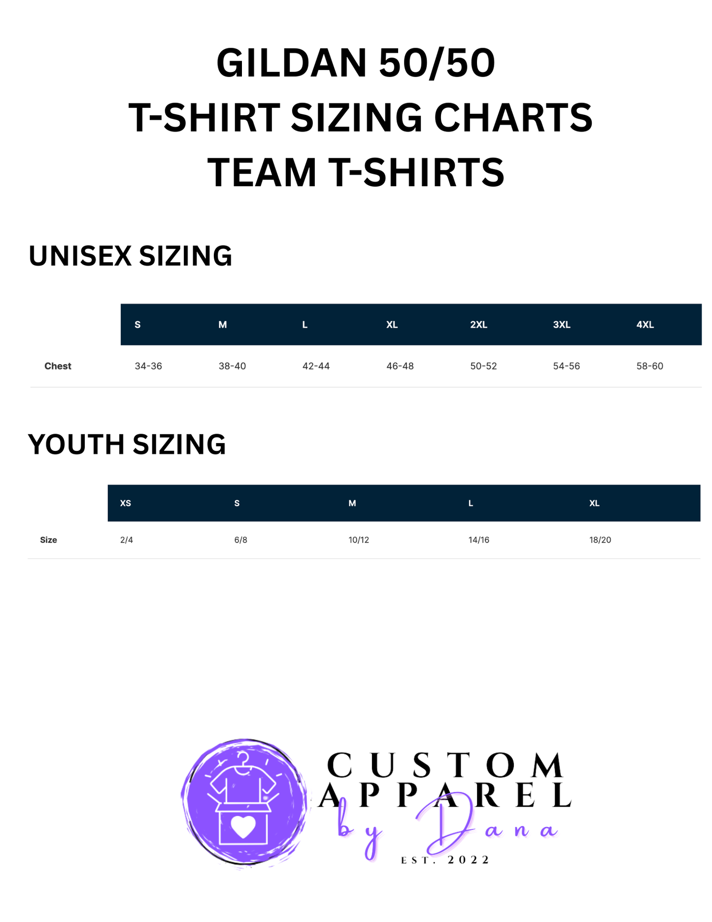 Team T-shirt- Navy