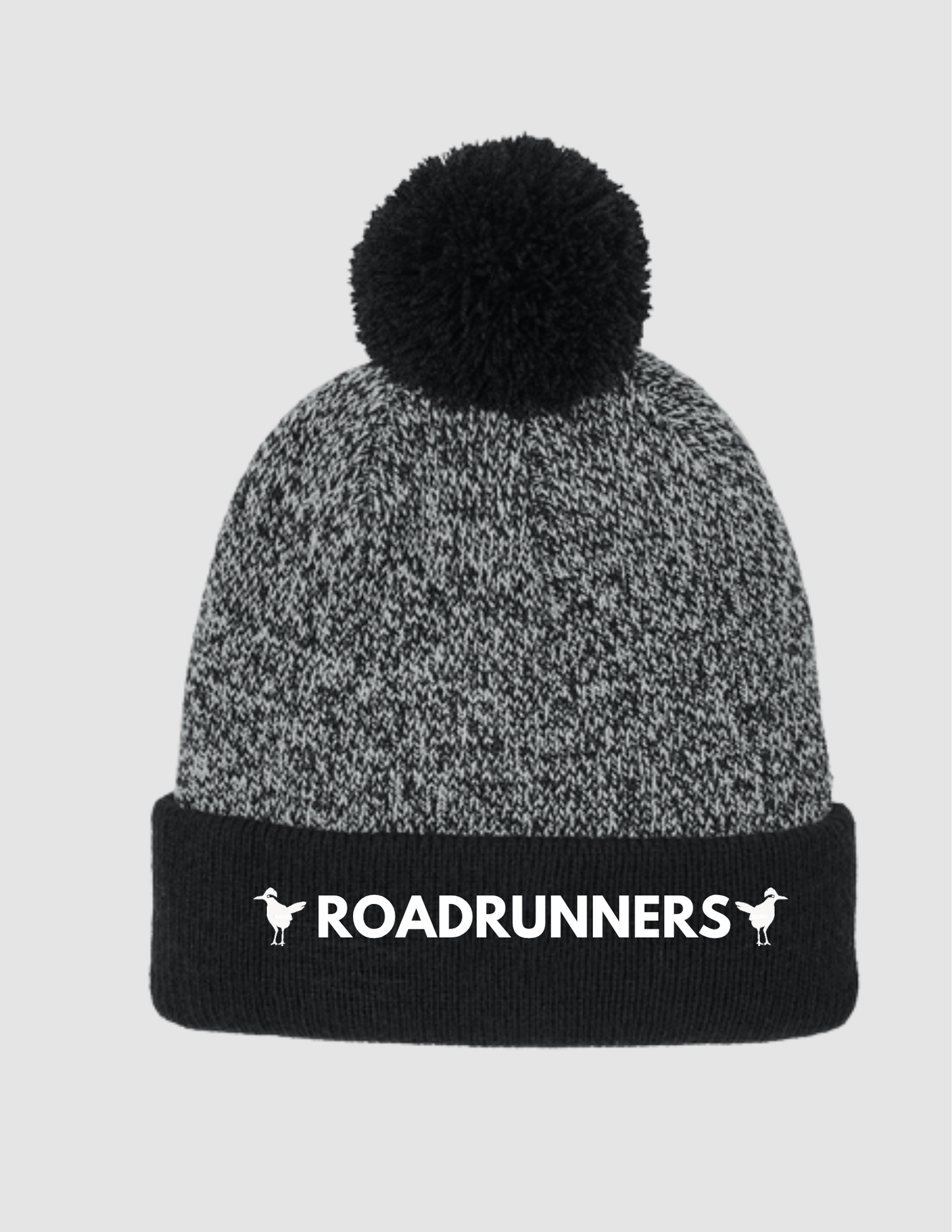 Heather Pom Beanie