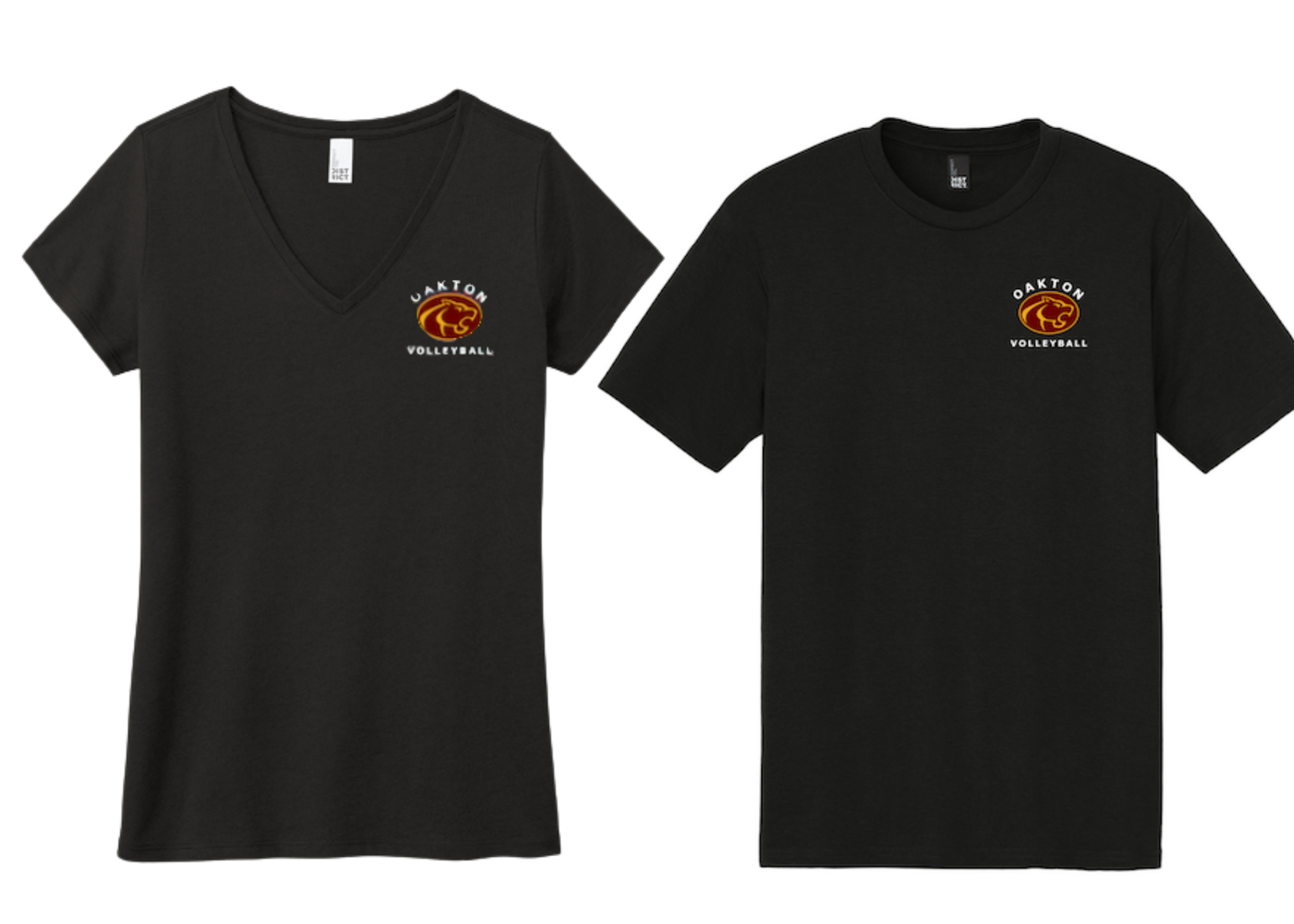 Tri-Blend Black V-neck or Crewneck T-shirt