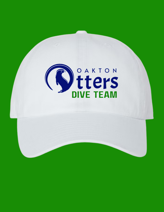 Baseball Cap, Otters Dive Embroidered