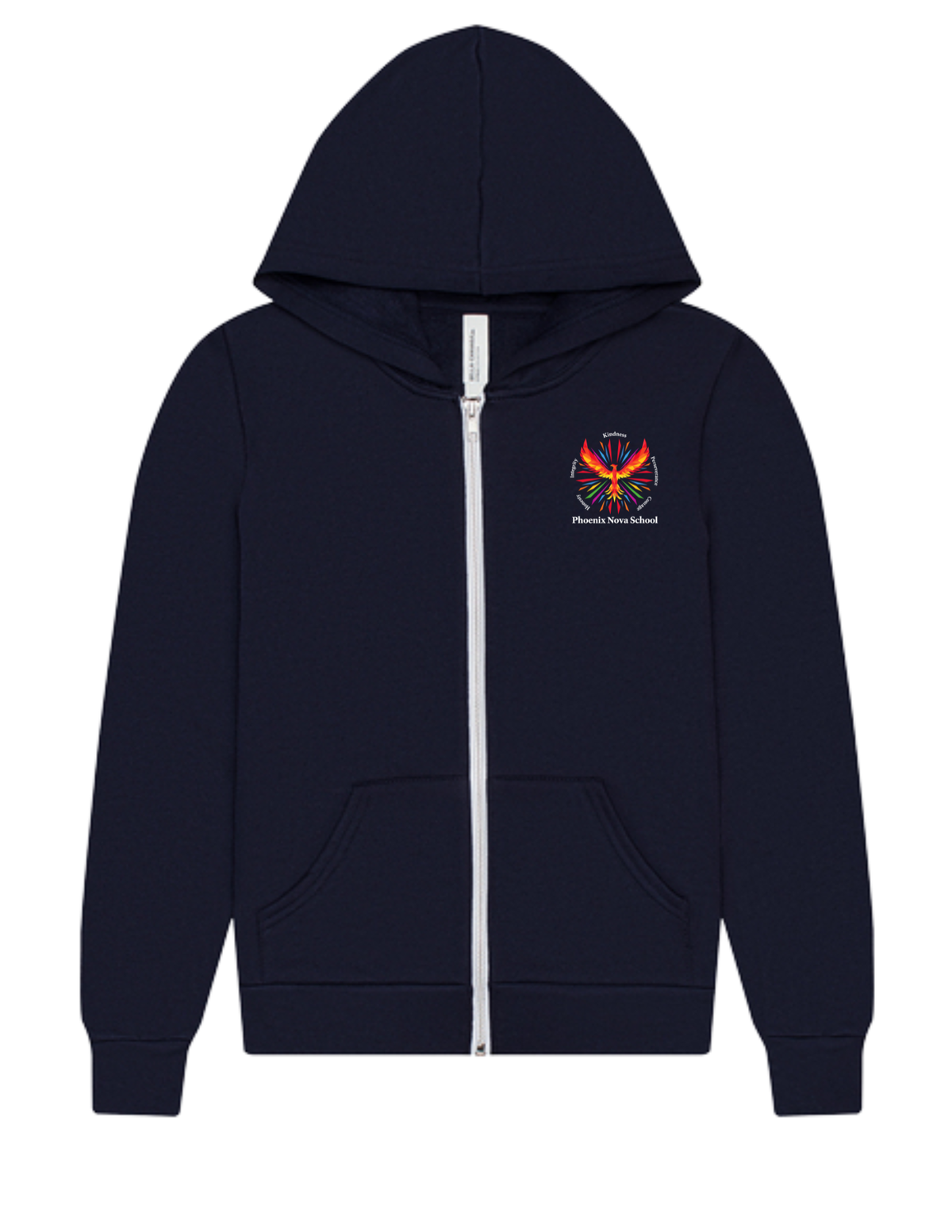 Navy Full Zip Sweatshirt