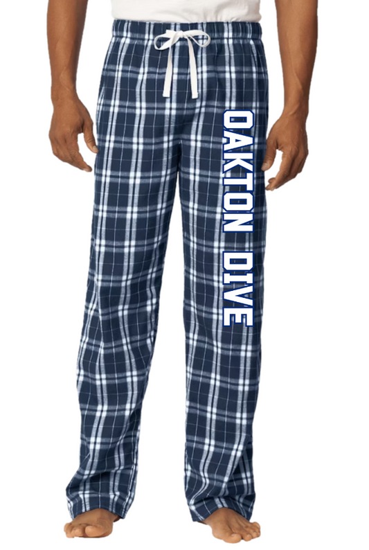 Flannel PJ's - Navy- Youth & Adult