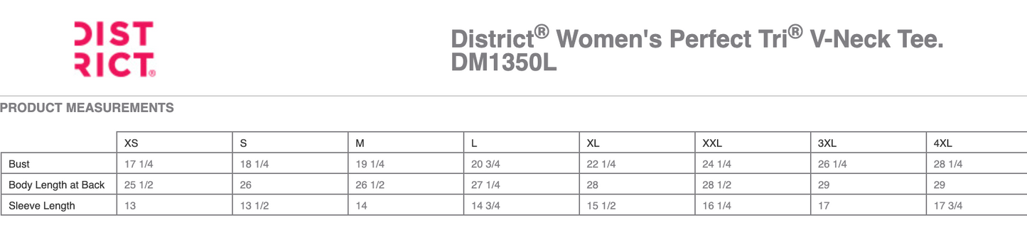 Women's V Neck-Tri-Blend
