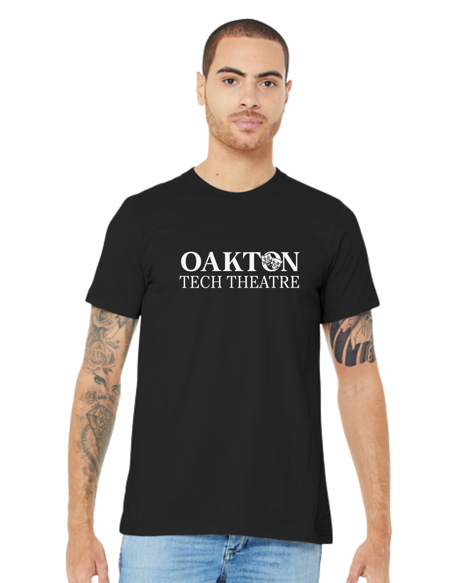 T-shirt Triblend Tech Short Sleeve: Black