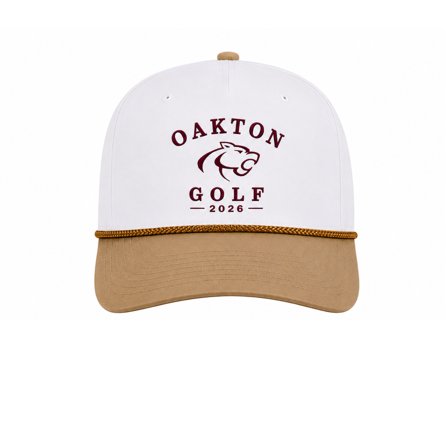 White/Gold Cap w/out name on back