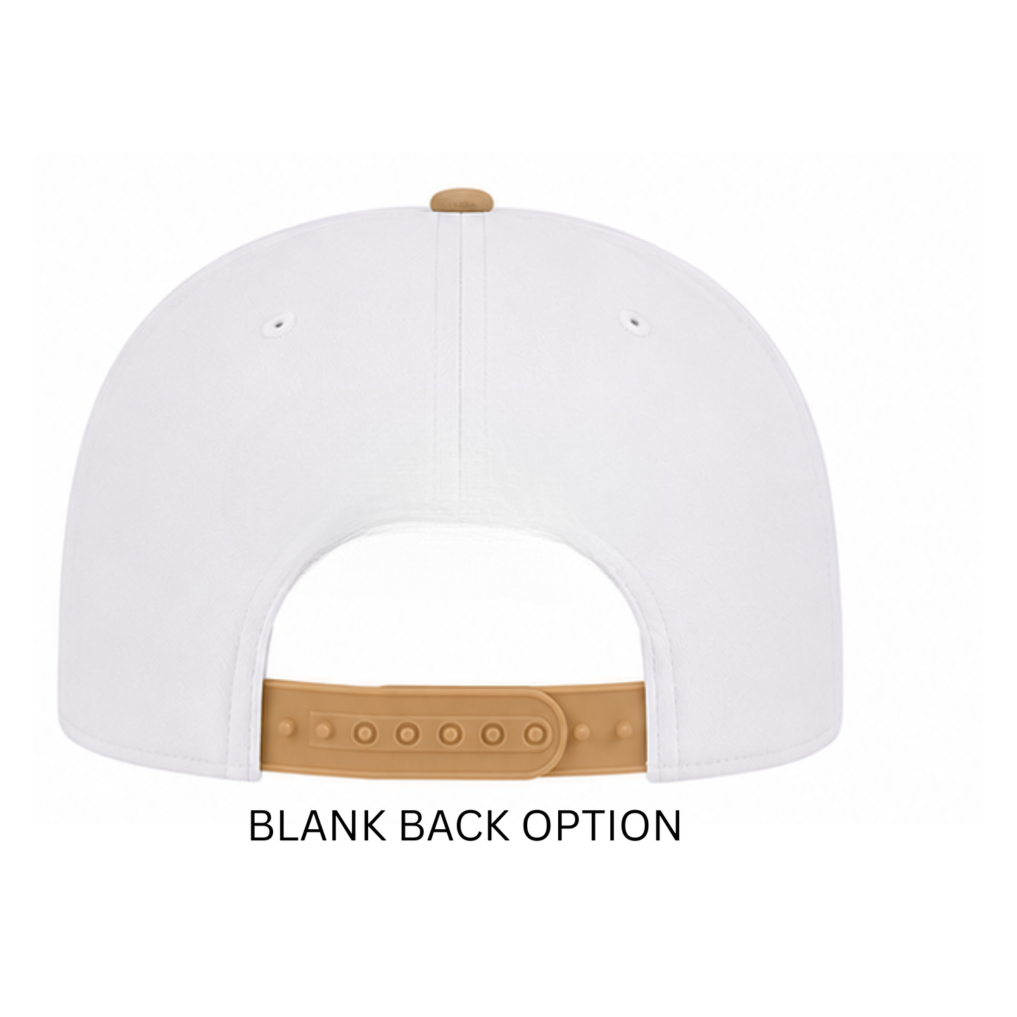 White/Gold Cap w/out name on back