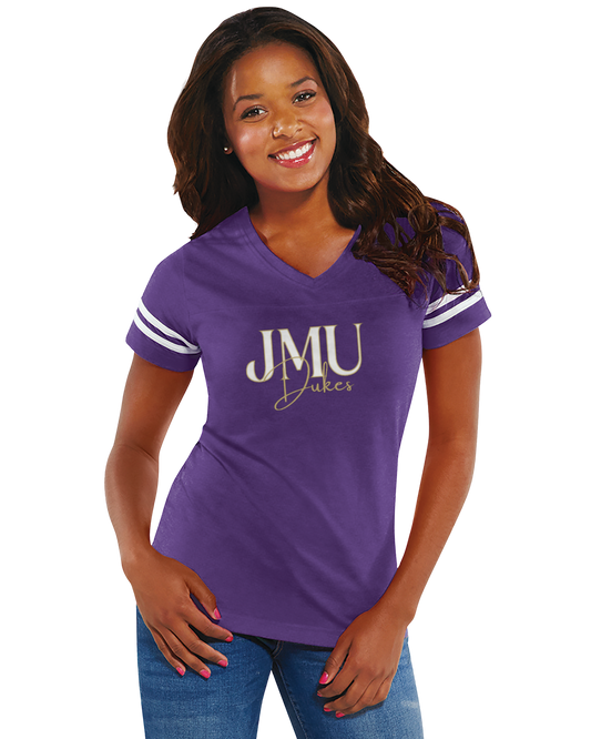 Purple JMU Women's Football Jersey